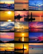 Grand Bend Sunsets Poster