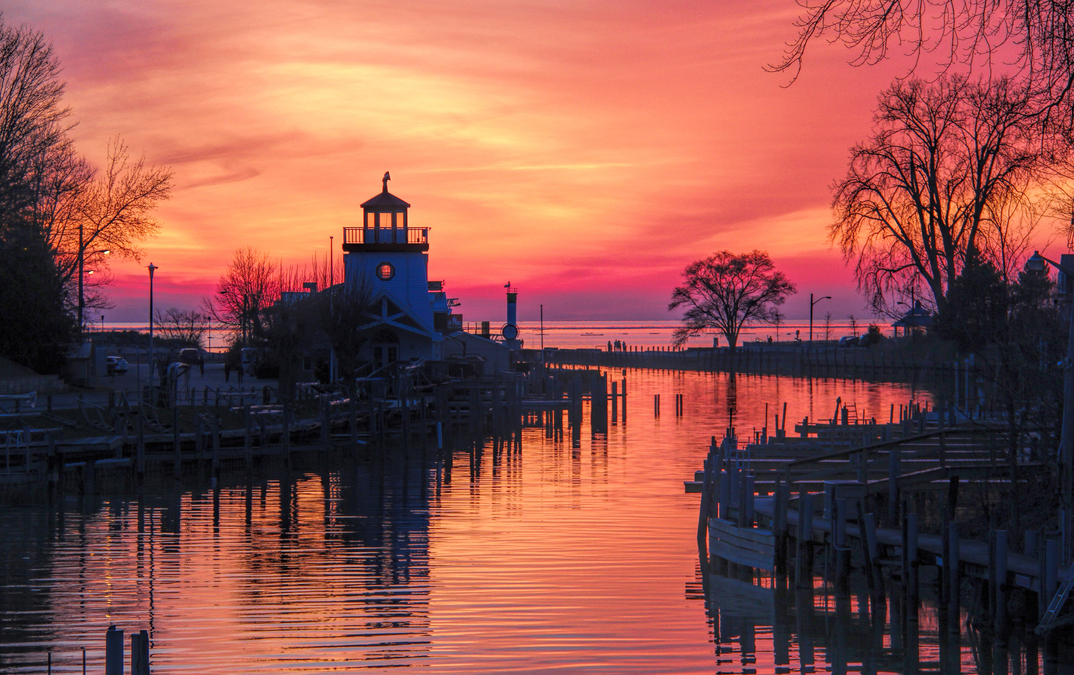 Pink Sky at Night